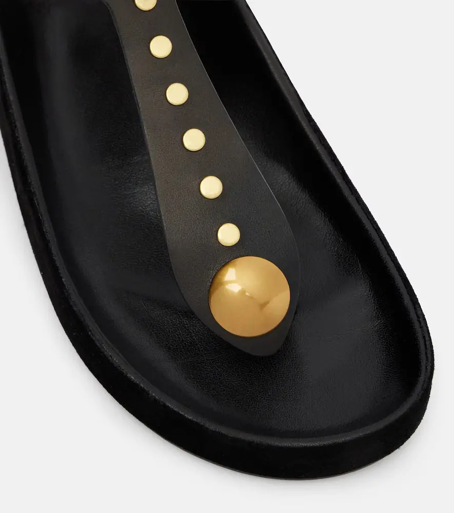 Isabel Marant Enore studded leather thong sandals | Thumbnail 4 Isabel Marant Enore studded leather thong sandals | Thumbnail 4