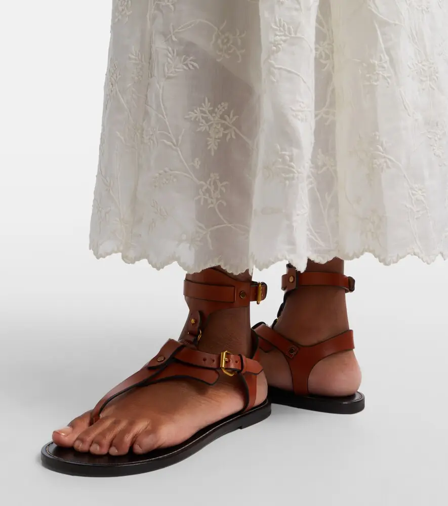 Isabel Marant Eveena leather thong sandals | Thumbnail 6