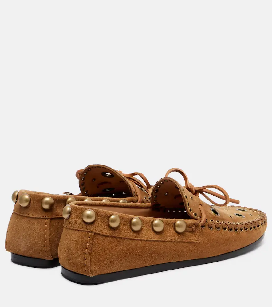 Isabel Marant Fitza studded suede loafers | Thumbnail 2