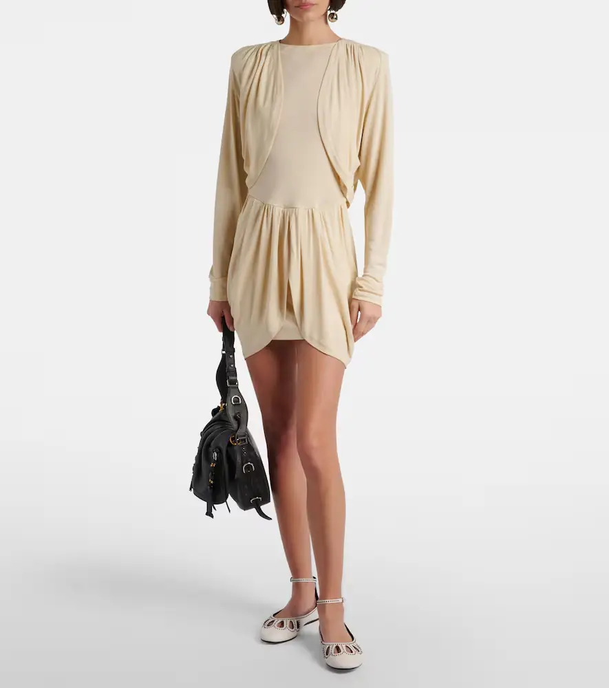 Isabel Marant Bloris studded cutout leather ballet flats | Thumbnail 6