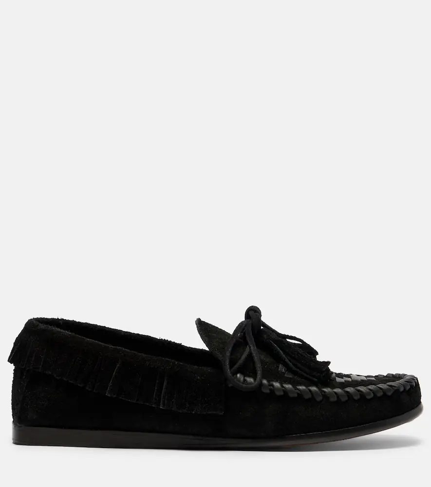 Isabel Marant Fitza fringed suede moccasins | Thumbnail 2