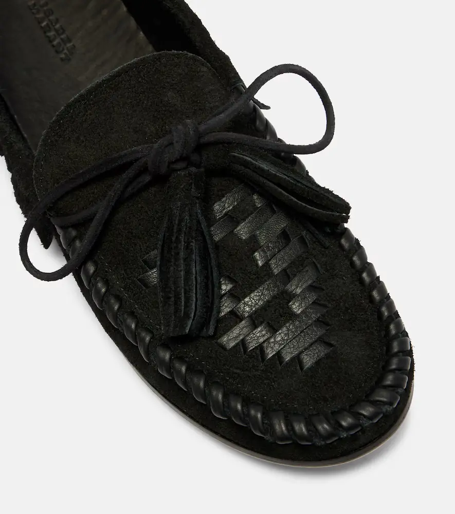 Isabel Marant Fitza fringed suede moccasins | Thumbnail 3