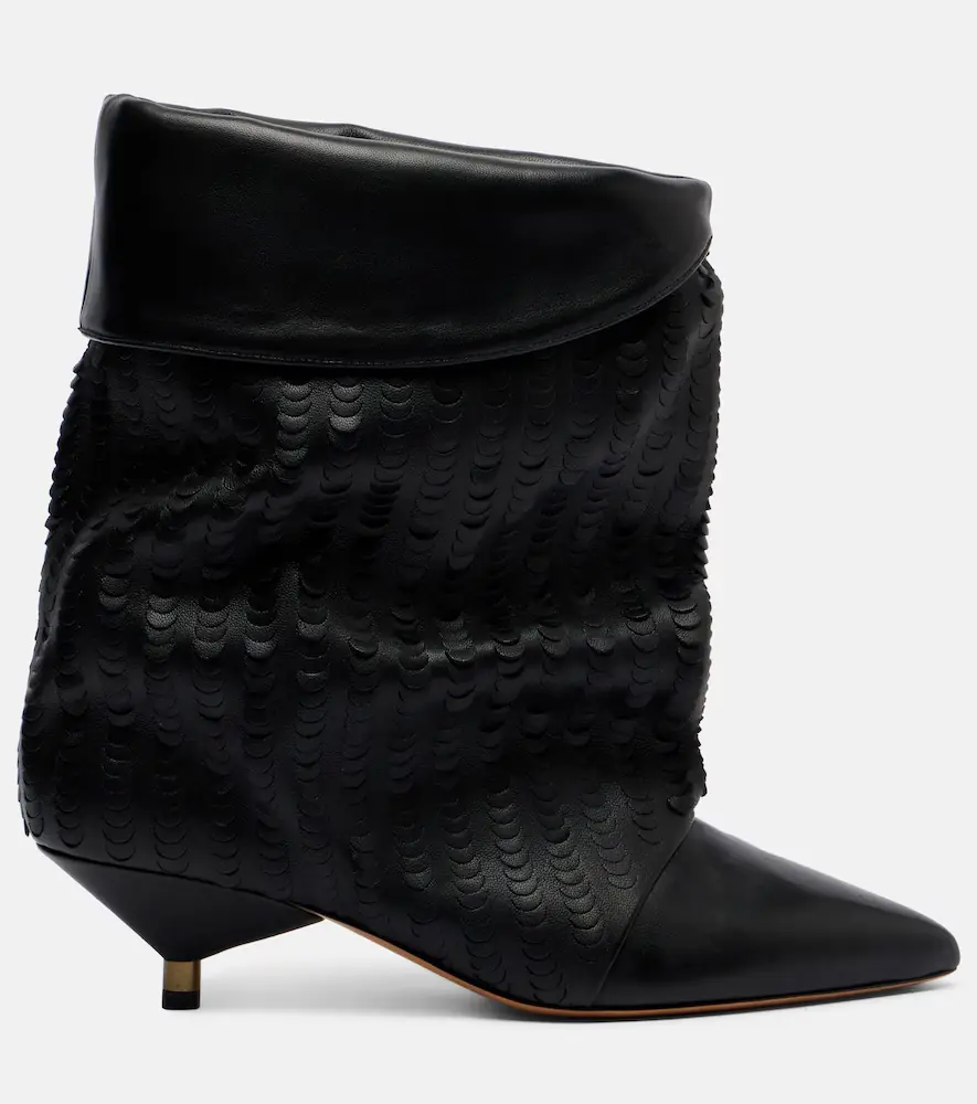 Isabel Marant Edrika 45 laser-cut leather ankle boots | Thumbnail 3 Isabel Marant Edrika 45 laser-cut leather ankle boots | Thumbnail 3