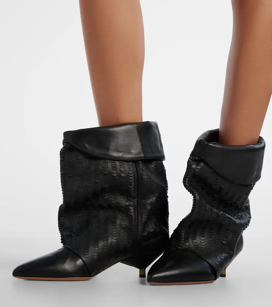 Isabel Marant Edrika 45 laser-cut leather ankle boots | Thumbnail 6 Isabel Marant Edrika 45 laser-cut leather ankle boots | Thumbnail 6