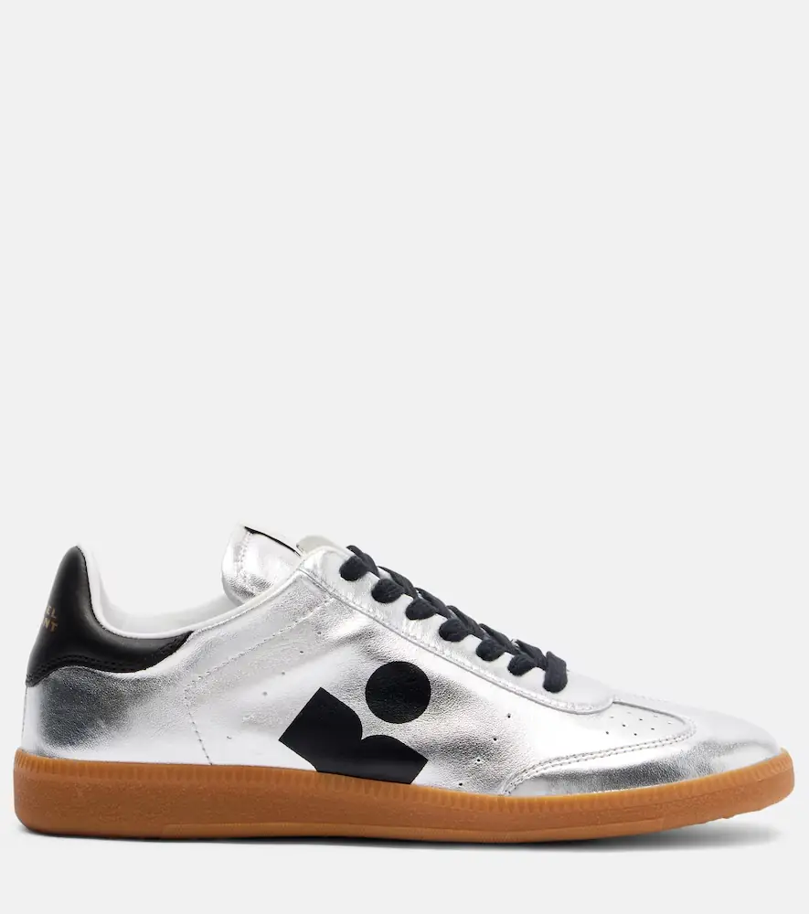 Isabel Marant Kaycee metallic leather sneakers | Thumbnail 2
