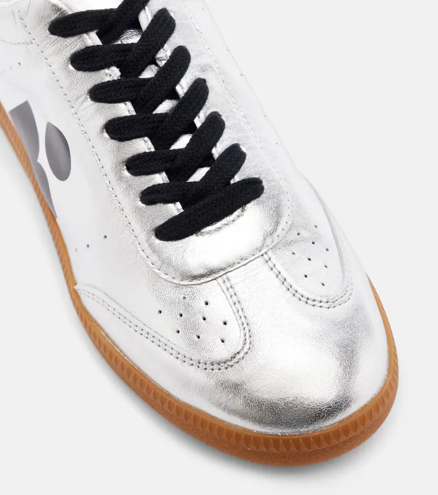 Isabel Marant Kaycee metallic leather sneakers | Thumbnail 3