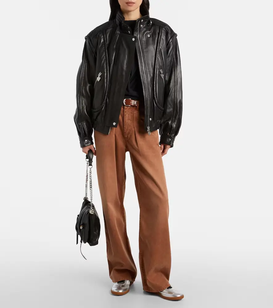 Isabel Marant Kaycee metallic leather sneakers | Thumbnail 5