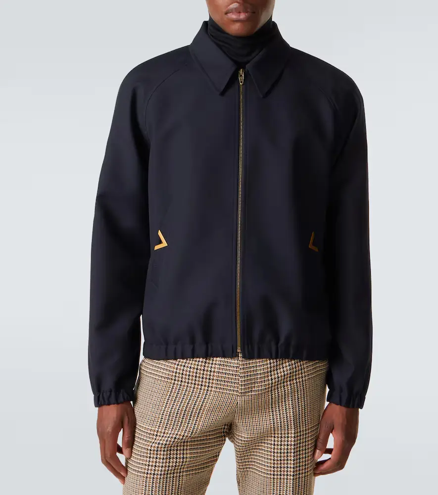 Valentino Garavani VGold blouson jacket | Thumbnail 4 Valentino Garavani VGold blouson jacket | Thumbnail 4