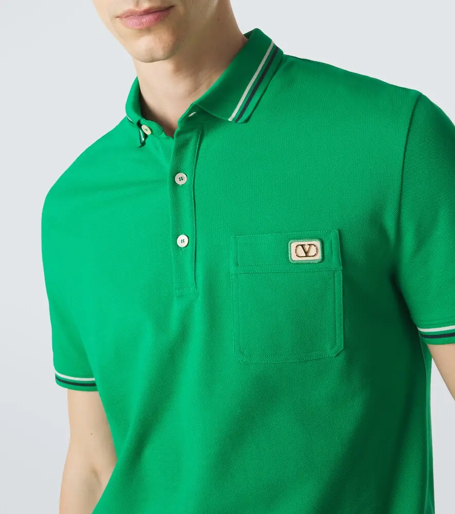 Valentino Garavani Cotton piqué polo shirt | Thumbnail 3 Valentino Garavani Cotton piqué polo shirt | Thumbnail 3