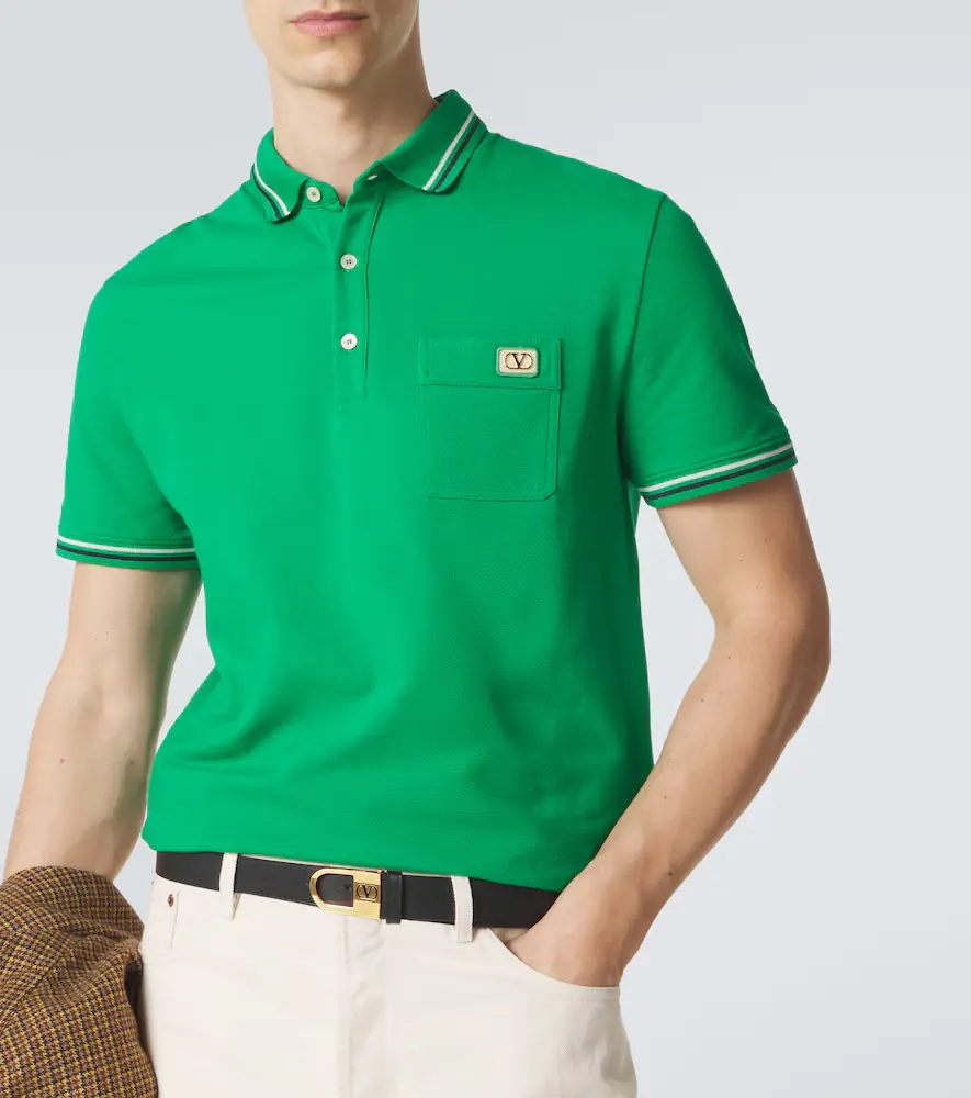 Valentino Garavani Cotton piqué polo shirt | Thumbnail 6 Valentino Garavani Cotton piqué polo shirt | Thumbnail 6