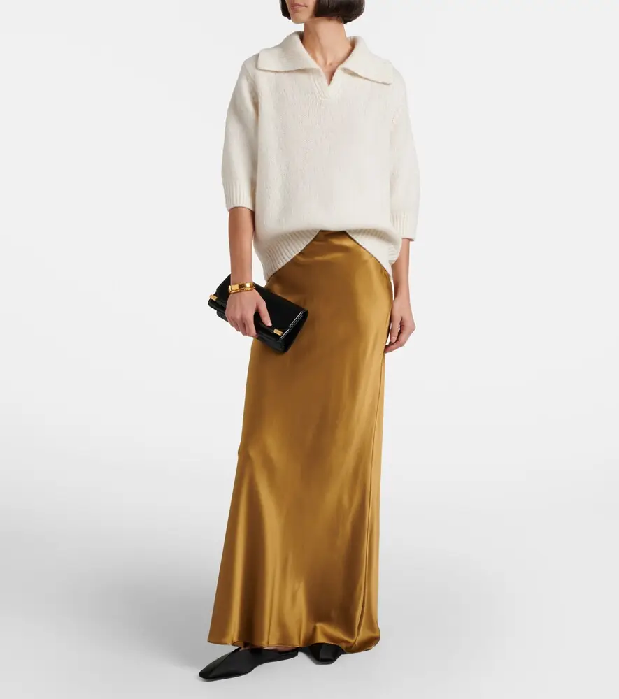 Lisa Yang Lailai cashmere and silk polo sweater | Thumbnail 5