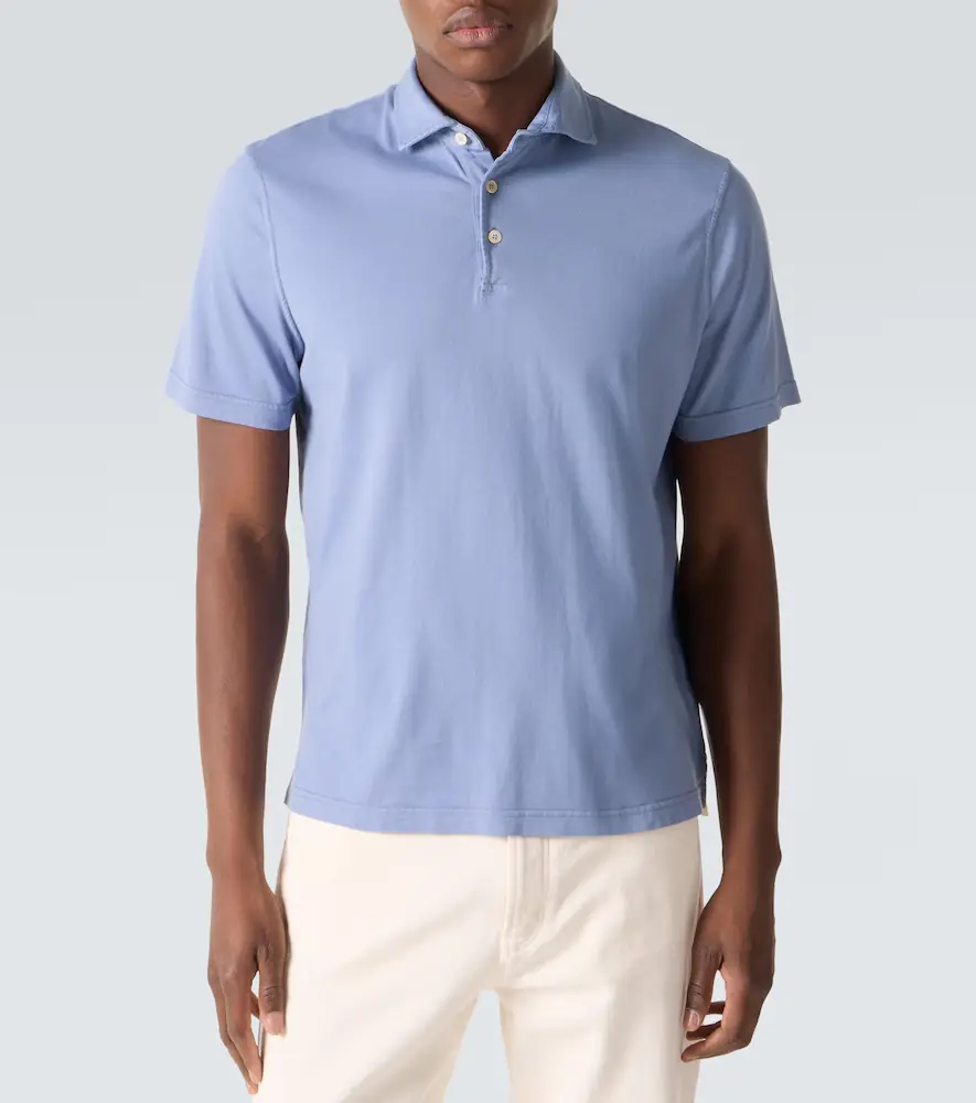FEDELI Zero cotton jersey polo shirt | Thumbnail 3