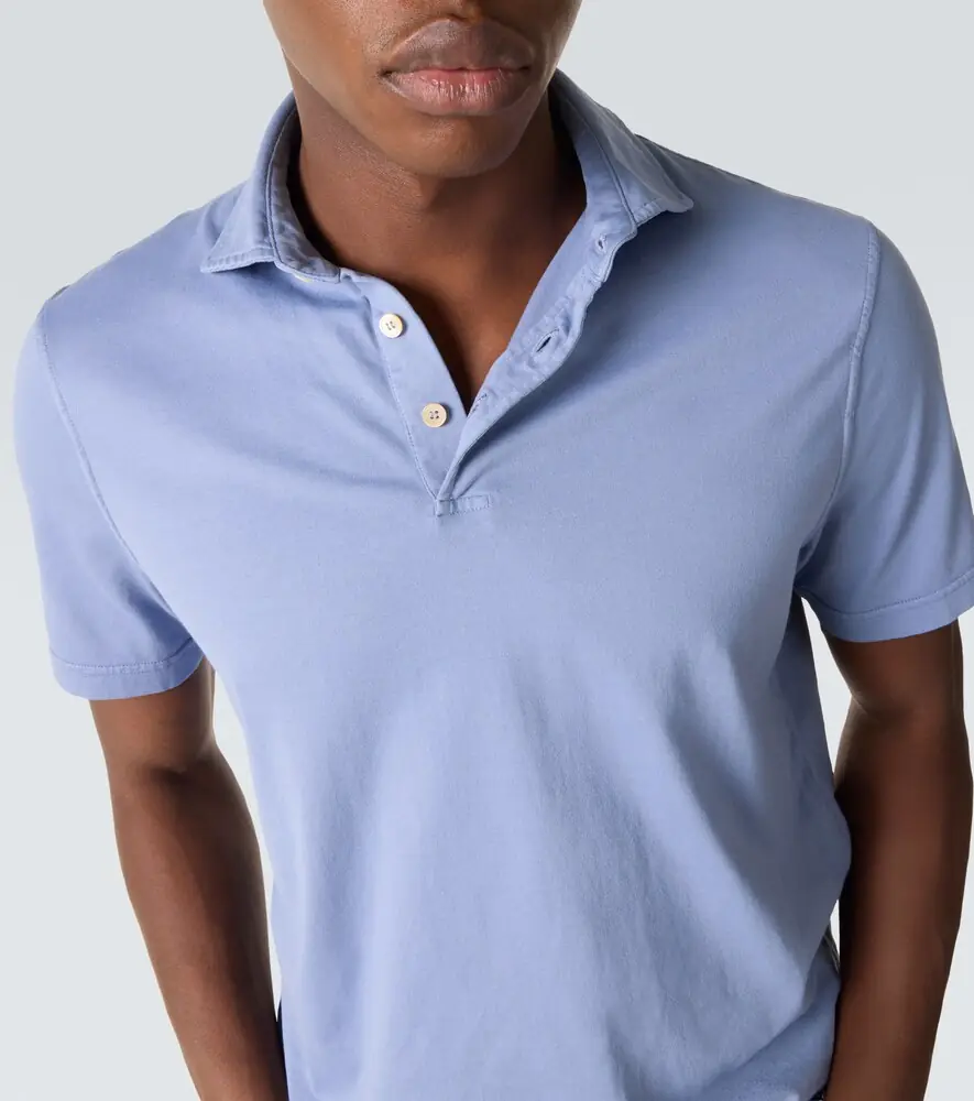 FEDELI Zero cotton jersey polo shirt | Thumbnail 4