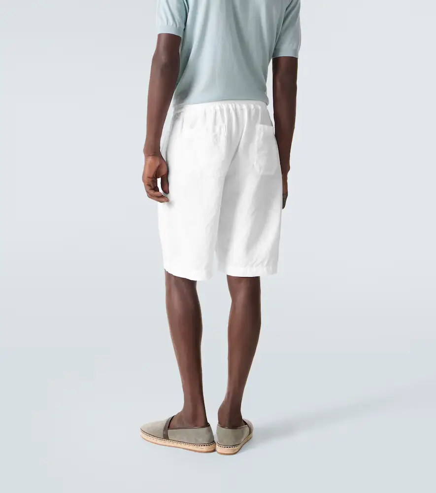 FEDELI Vico linen Bermuda shorts | Thumbnail 2
