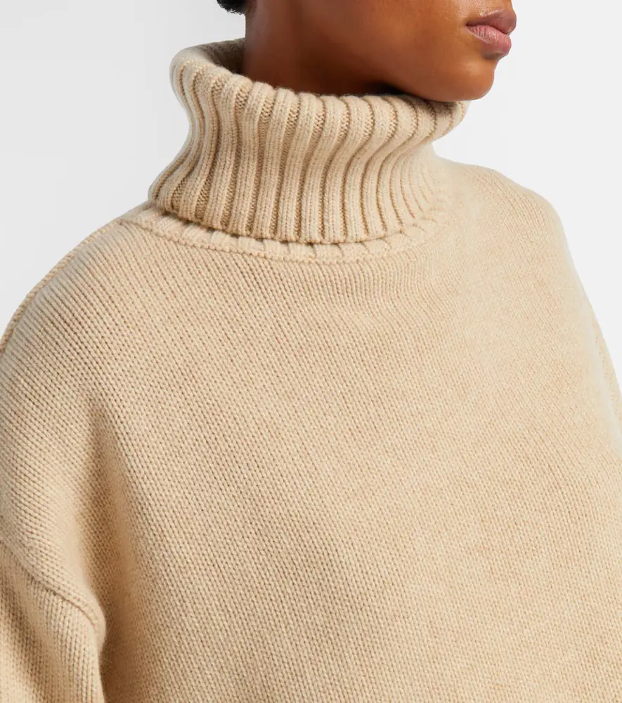 Extreme Cashmere N°434 Crop Xtra cashmere turtleneck sweater | Thumbnail 2 Extreme Cashmere N°434 Crop Xtra cashmere turtleneck sweater | Thumbnail 2