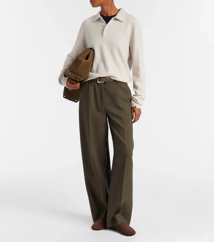 Extreme Cashmere N°223 Be For cashmere-blend polo sweater | Thumbnail 6 Extreme Cashmere N°223 Be For cashmere-blend polo sweater | Thumbnail 6