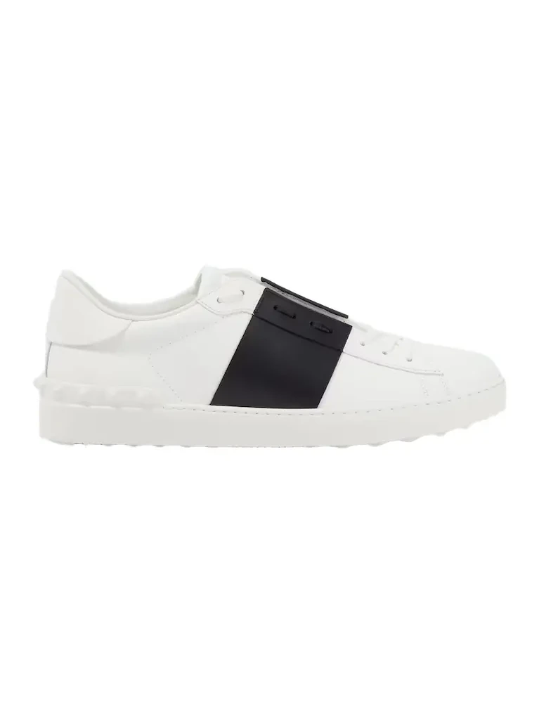 Open leather sneakers Open leather sneakers