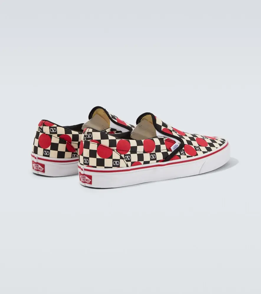 Valentino Garavani x Vans VLogo canvas slip-on shoes | Thumbnail 6