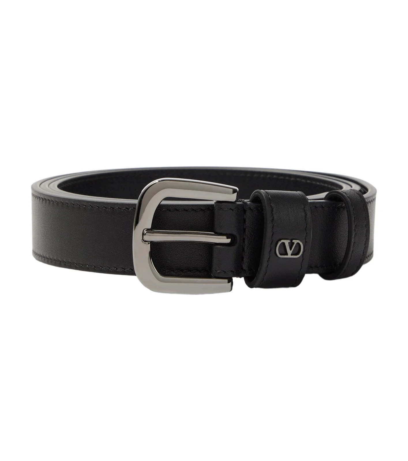 VLogo leather belt VLogo leather belt