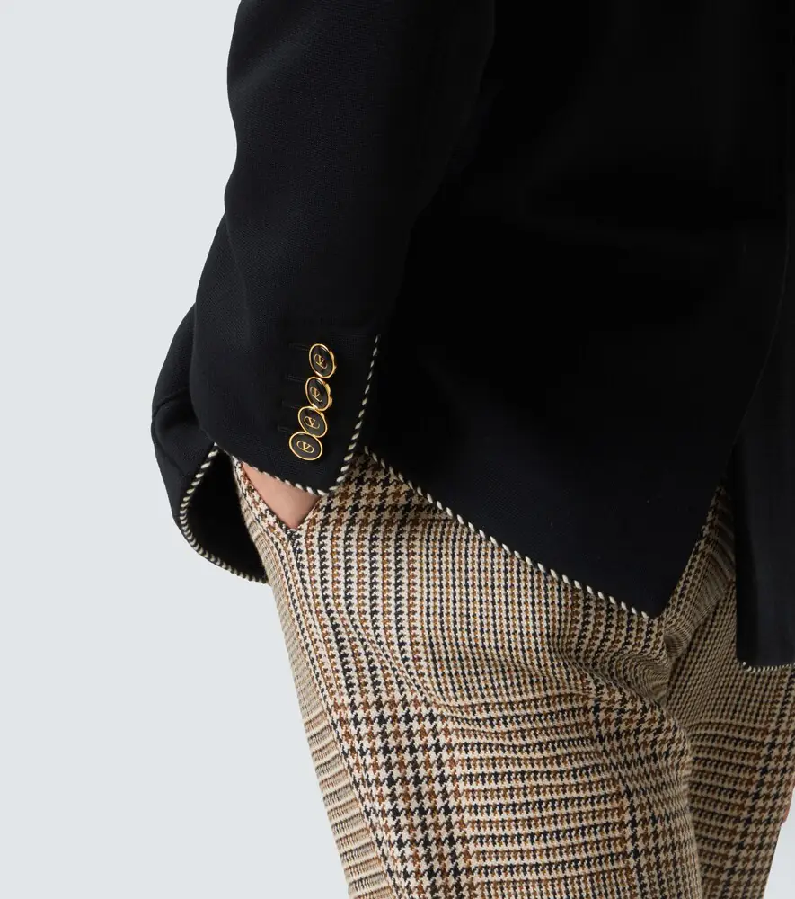 Valentino Garavani Embroidered virgin wool blazer | Thumbnail 5 Valentino Garavani Embroidered virgin wool blazer | Thumbnail 5