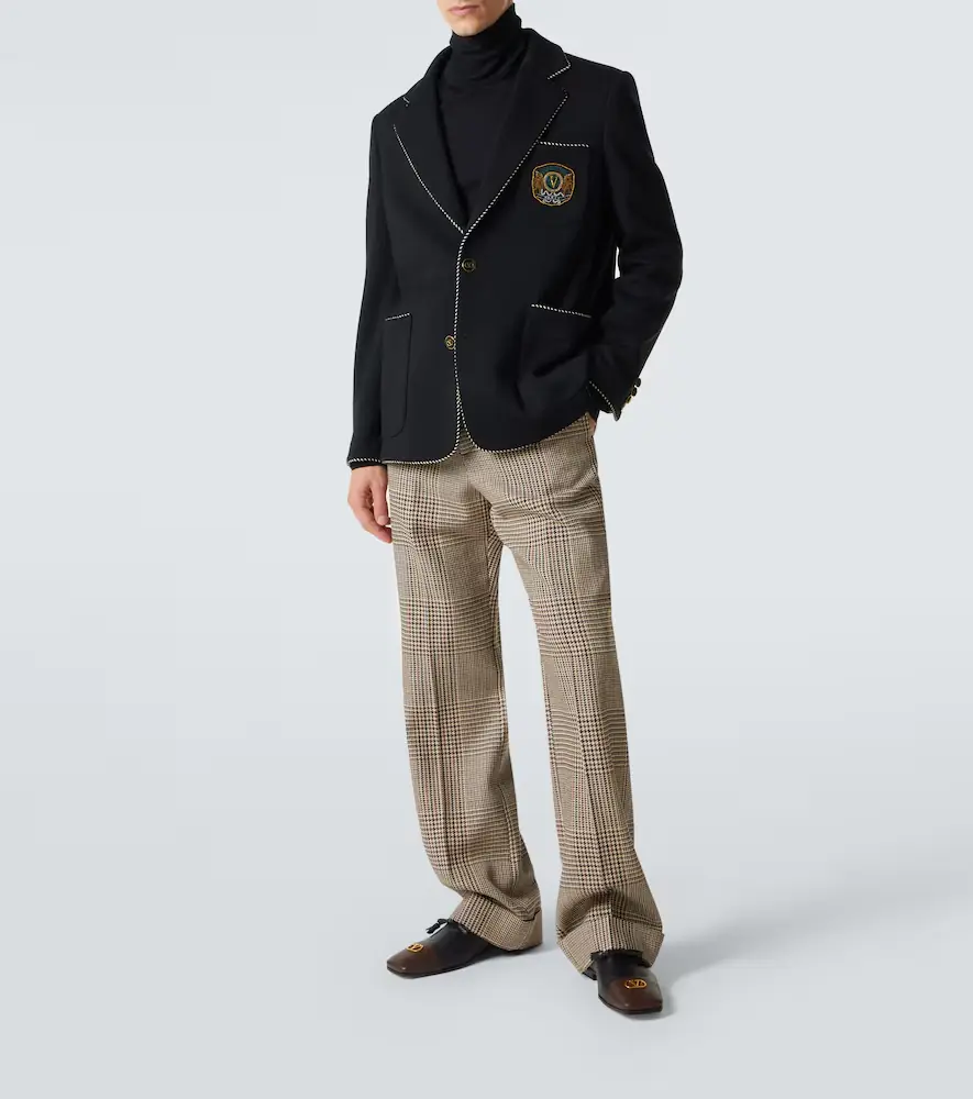 Valentino Garavani Embroidered virgin wool blazer | Thumbnail 6 Valentino Garavani Embroidered virgin wool blazer | Thumbnail 6