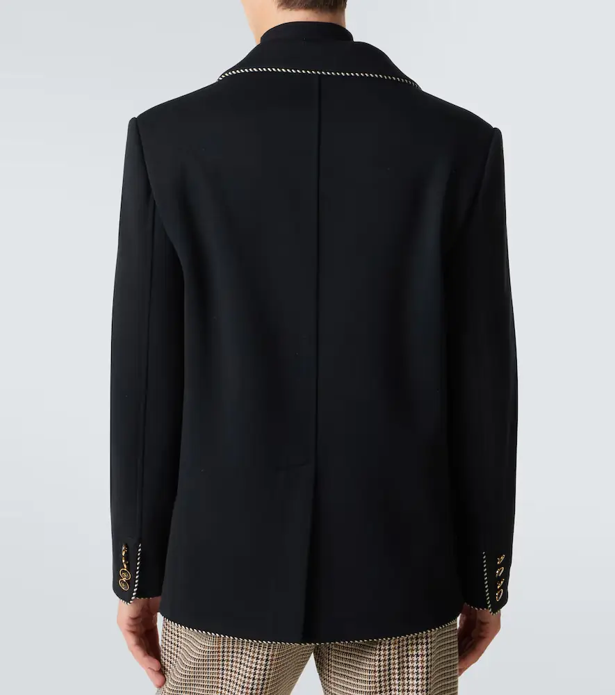 Valentino Garavani Embroidered virgin wool blazer | Thumbnail 7 Valentino Garavani Embroidered virgin wool blazer | Thumbnail 7