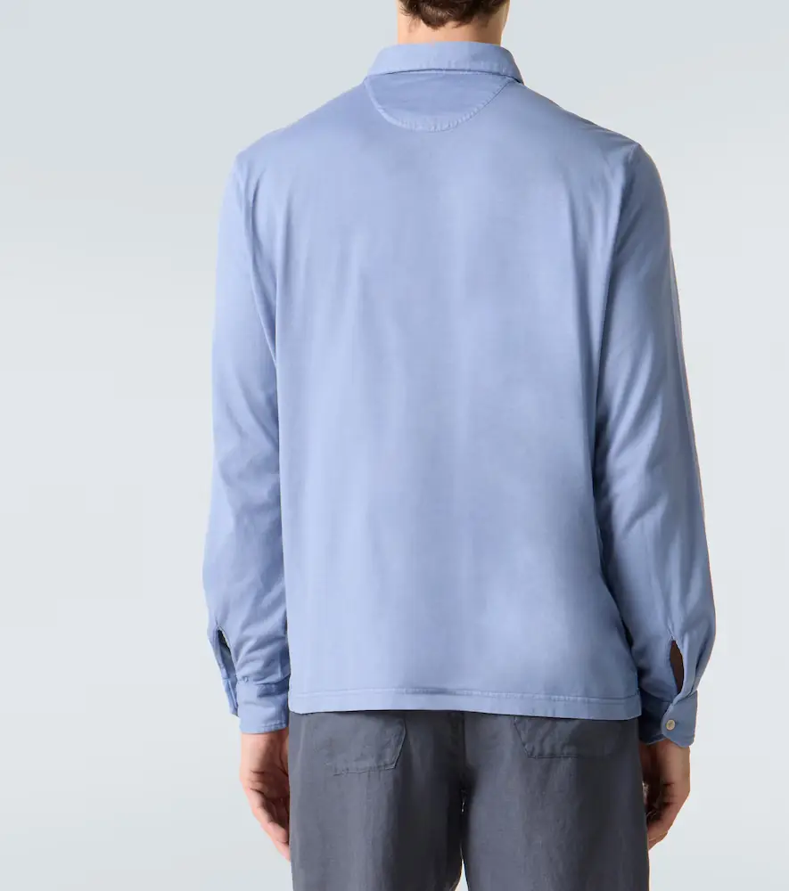 FEDELI Zero cotton jersey polo shirt | Thumbnail 4