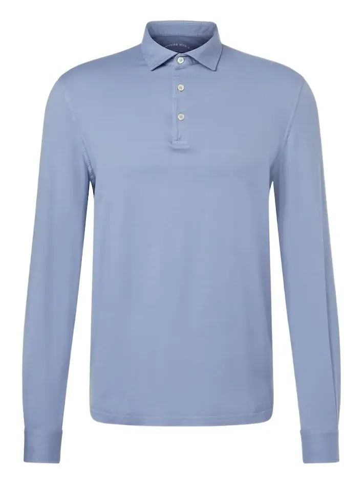 Zero cotton jersey polo shirt Zero cotton jersey polo shirt