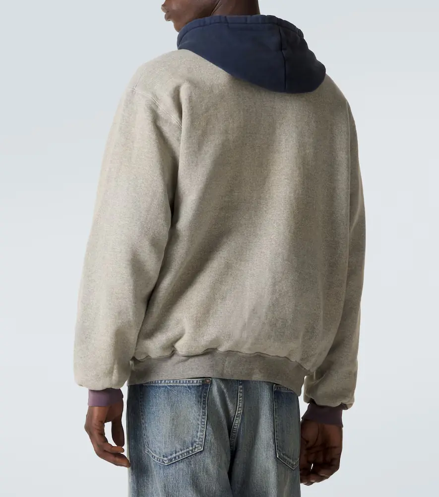 A.PRESSE A. Presse Cotton fleece hoodie | Thumbnail 2