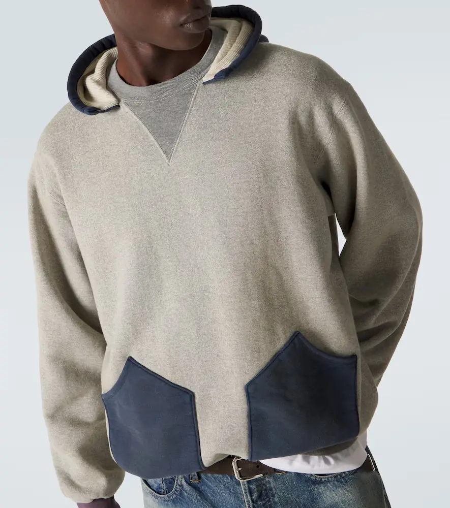 A.PRESSE A. Presse Cotton fleece hoodie | Thumbnail 4