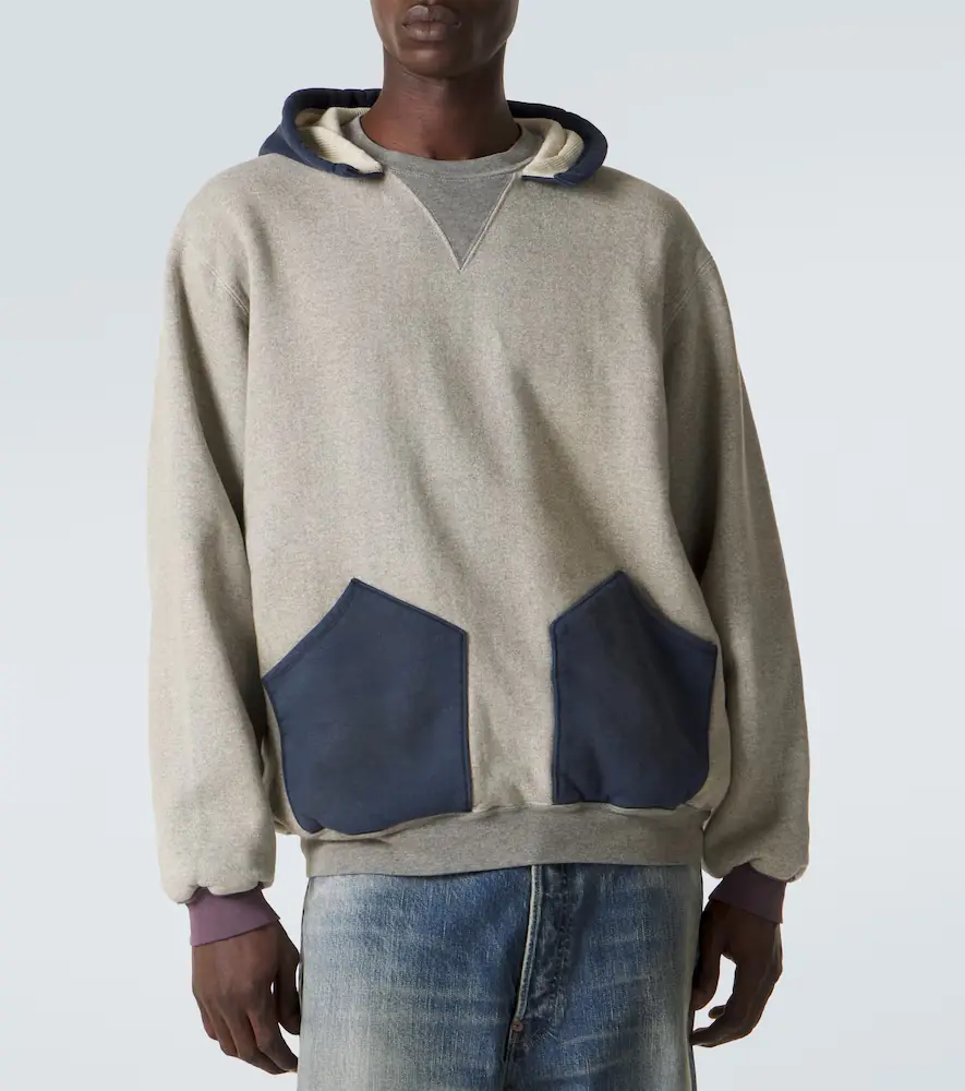 A.PRESSE A. Presse Cotton fleece hoodie | Thumbnail 5