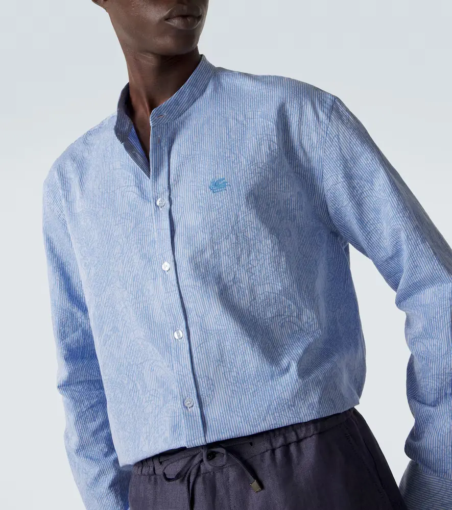 Etro Guru striped cotton shirt | Thumbnail 3
