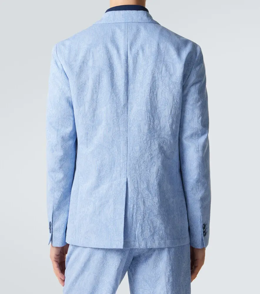 Etro Woven cotton jersey blazer | Thumbnail 5 Etro Woven cotton jersey blazer | Thumbnail 5