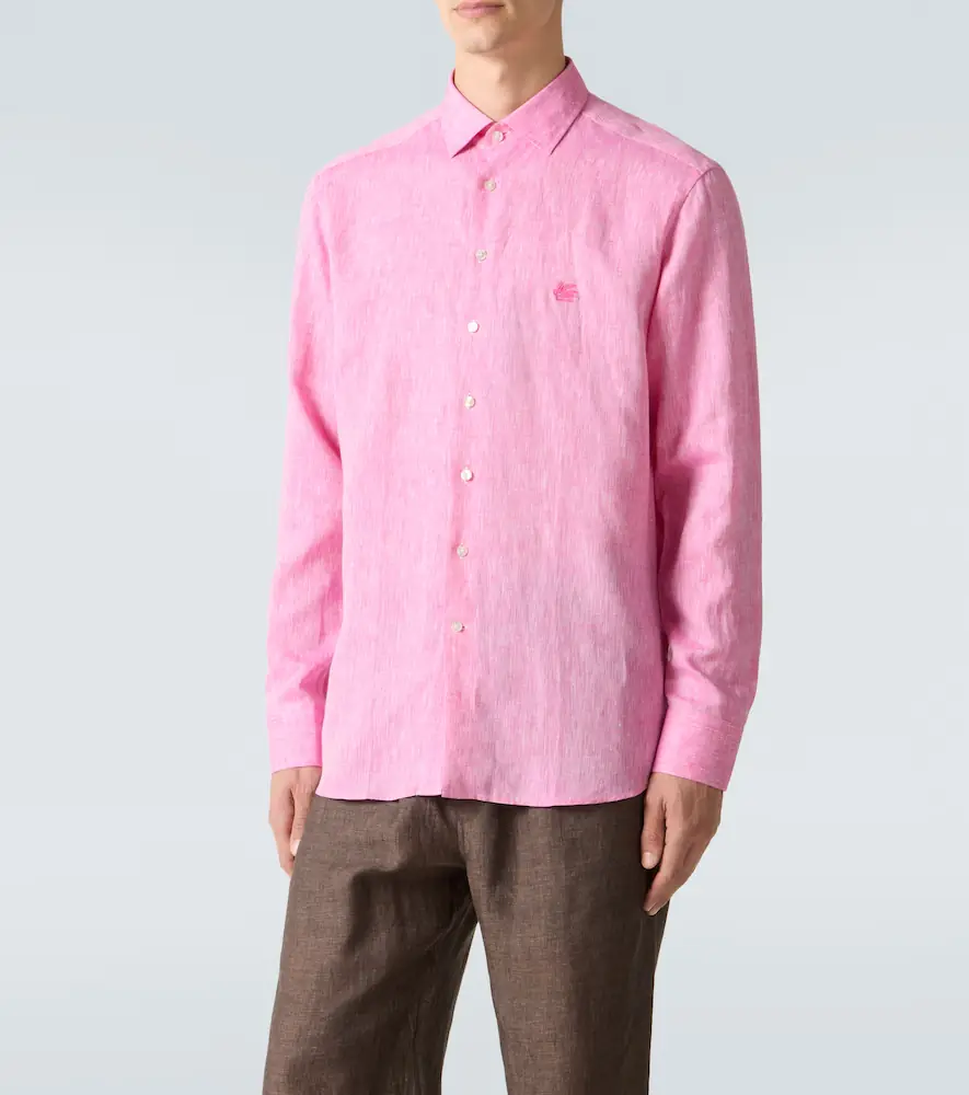 Etro Pegaso linen shirt | Thumbnail 3