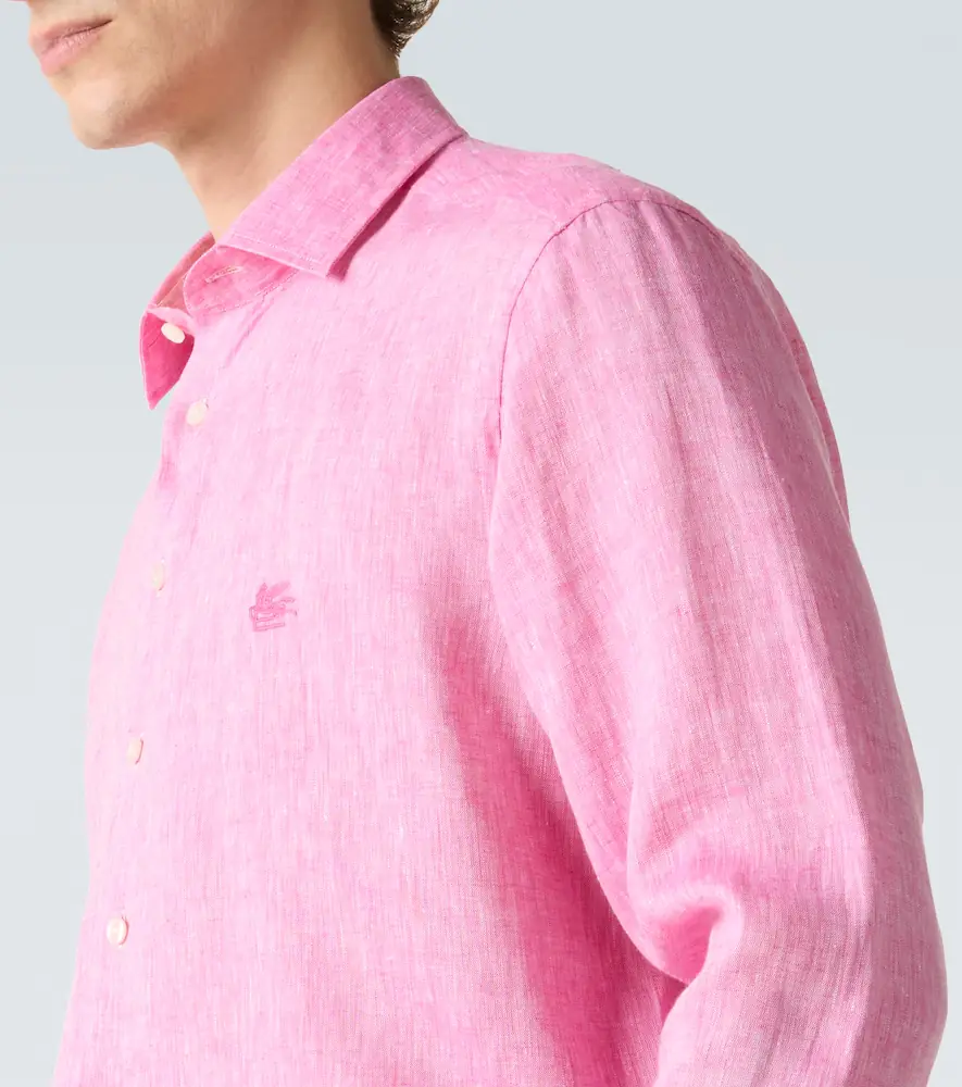 Etro Pegaso linen shirt | Thumbnail 4