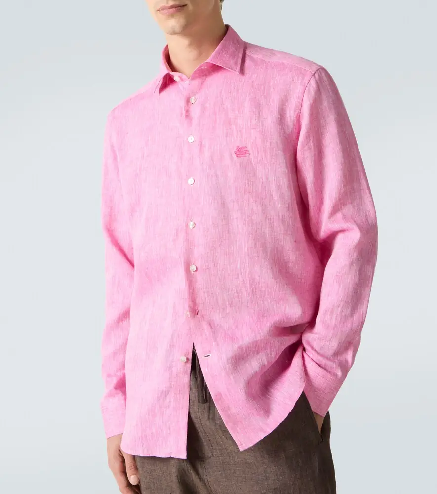 Etro Pegaso linen shirt | Thumbnail 5