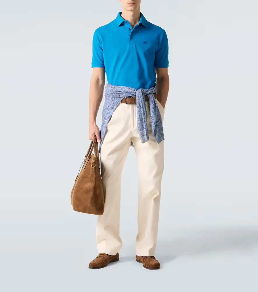 Etro Pegaso cotton polo shirt | Thumbnail 5 Etro Pegaso cotton polo shirt | Thumbnail 5