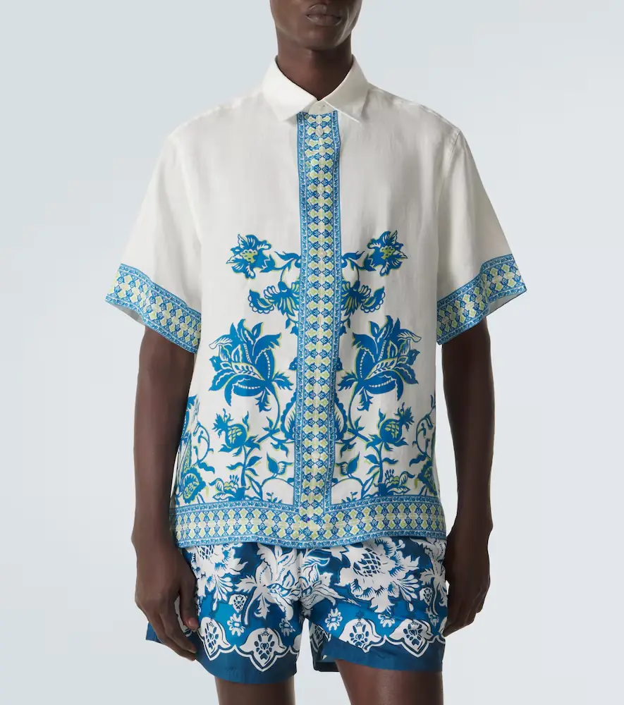 Etro Floral linen shirt | Thumbnail 2
