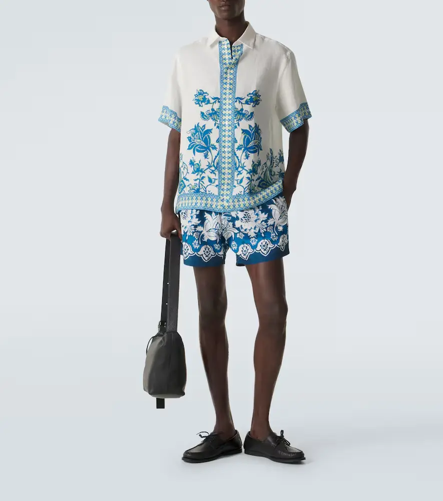 Etro Floral linen shirt | Thumbnail 4