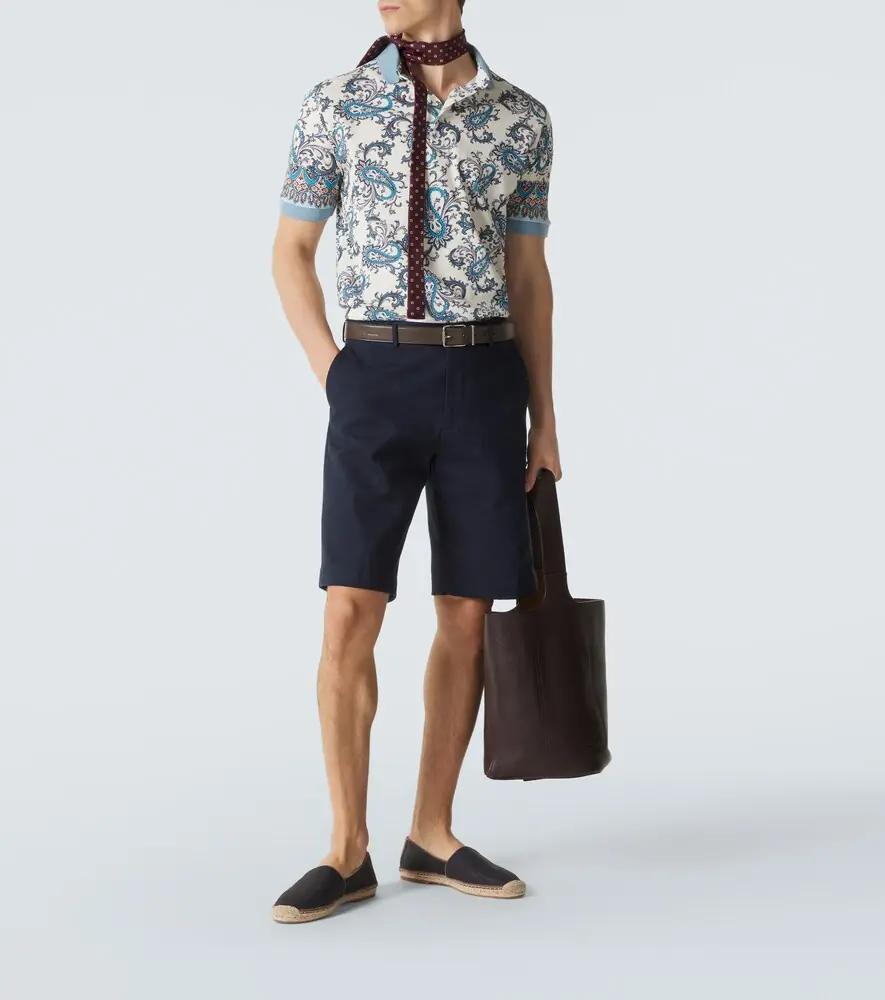 Etro Paisley cotton piqué polo shirt | Thumbnail 5 Etro Paisley cotton piqué polo shirt | Thumbnail 5