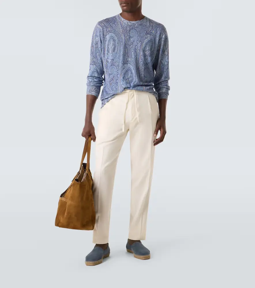Etro Paisley silk and cashmere sweater | Thumbnail 5
