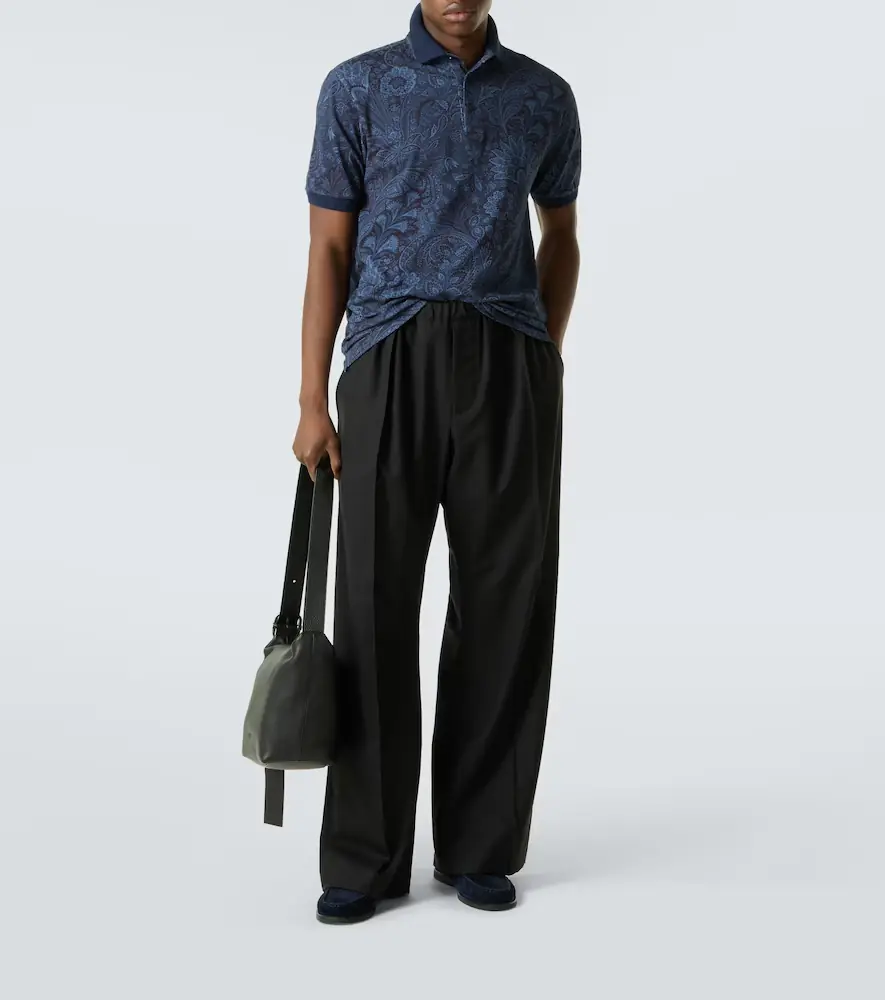 Etro Paisley cotton polo shirt | Thumbnail 5 Etro Paisley cotton polo shirt | Thumbnail 5