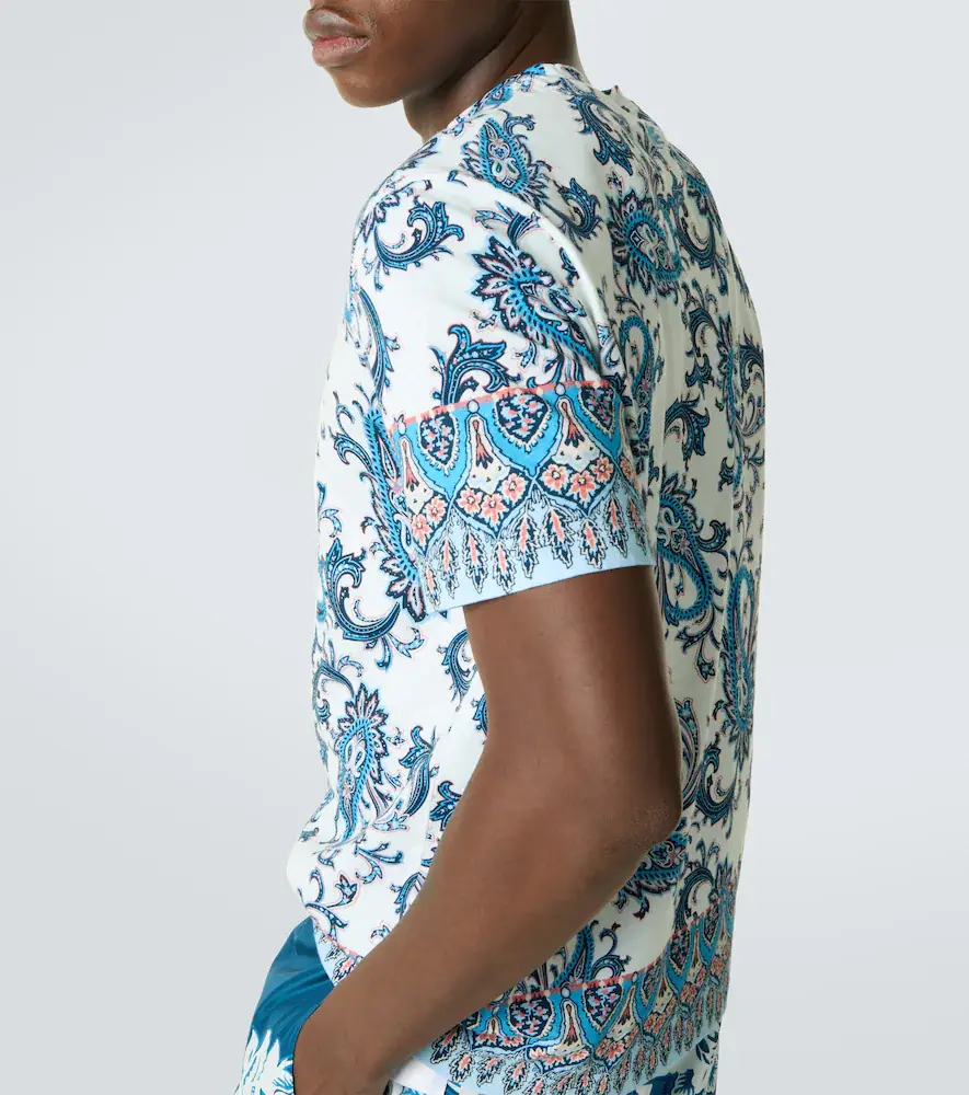 Etro Paisley cotton T-shirt | Thumbnail 4 Etro Paisley cotton T-shirt | Thumbnail 4