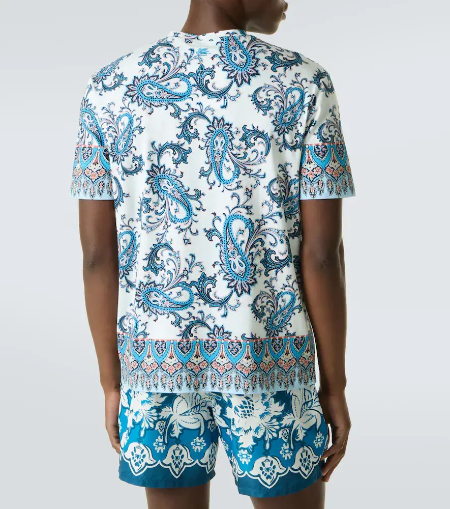 Etro Paisley cotton T-shirt | Thumbnail 5 Etro Paisley cotton T-shirt | Thumbnail 5