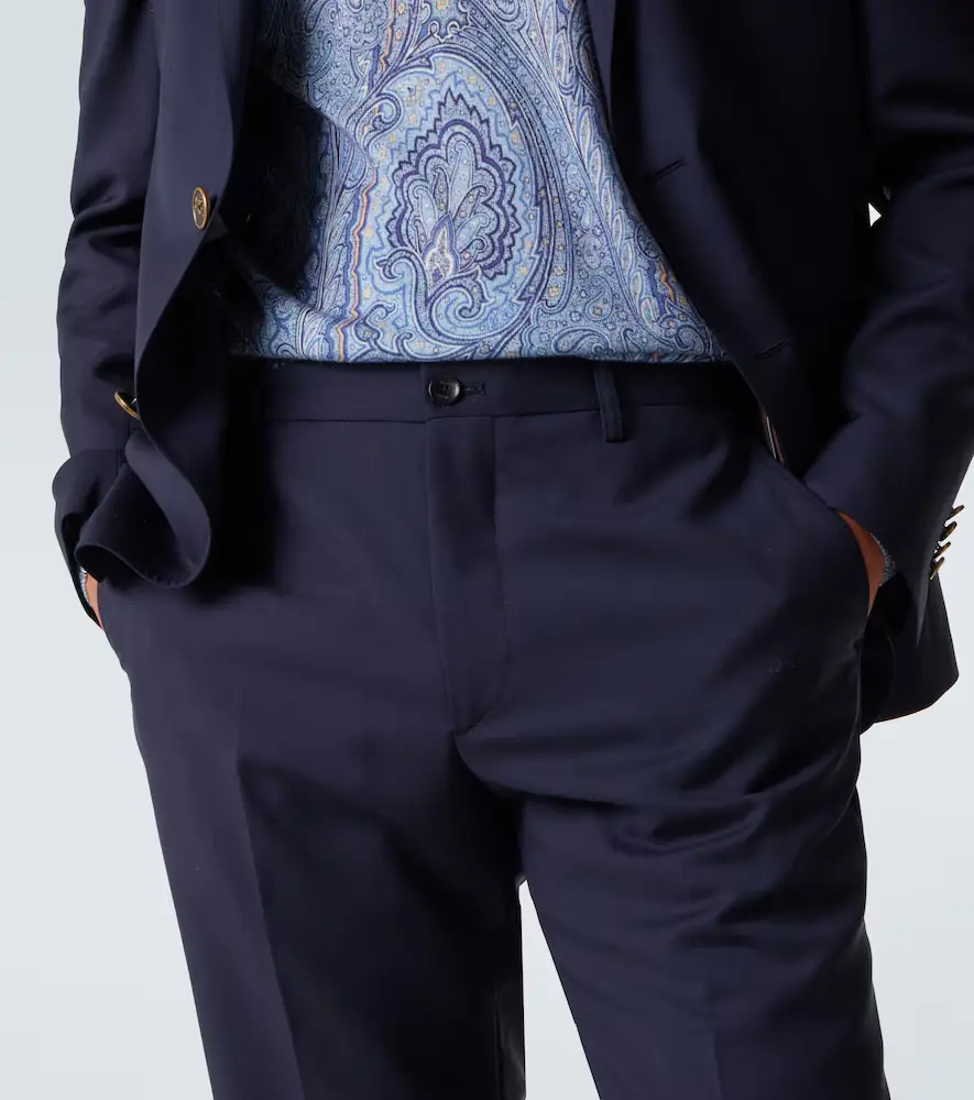 Etro Wool slim pants | Thumbnail 2 Etro Wool slim pants | Thumbnail 2