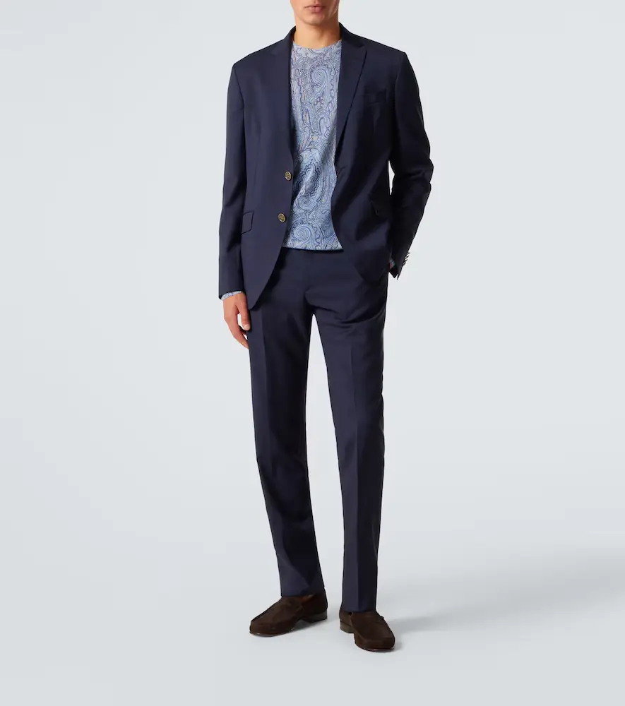 Etro Wool slim pants | Thumbnail 3 Etro Wool slim pants | Thumbnail 3