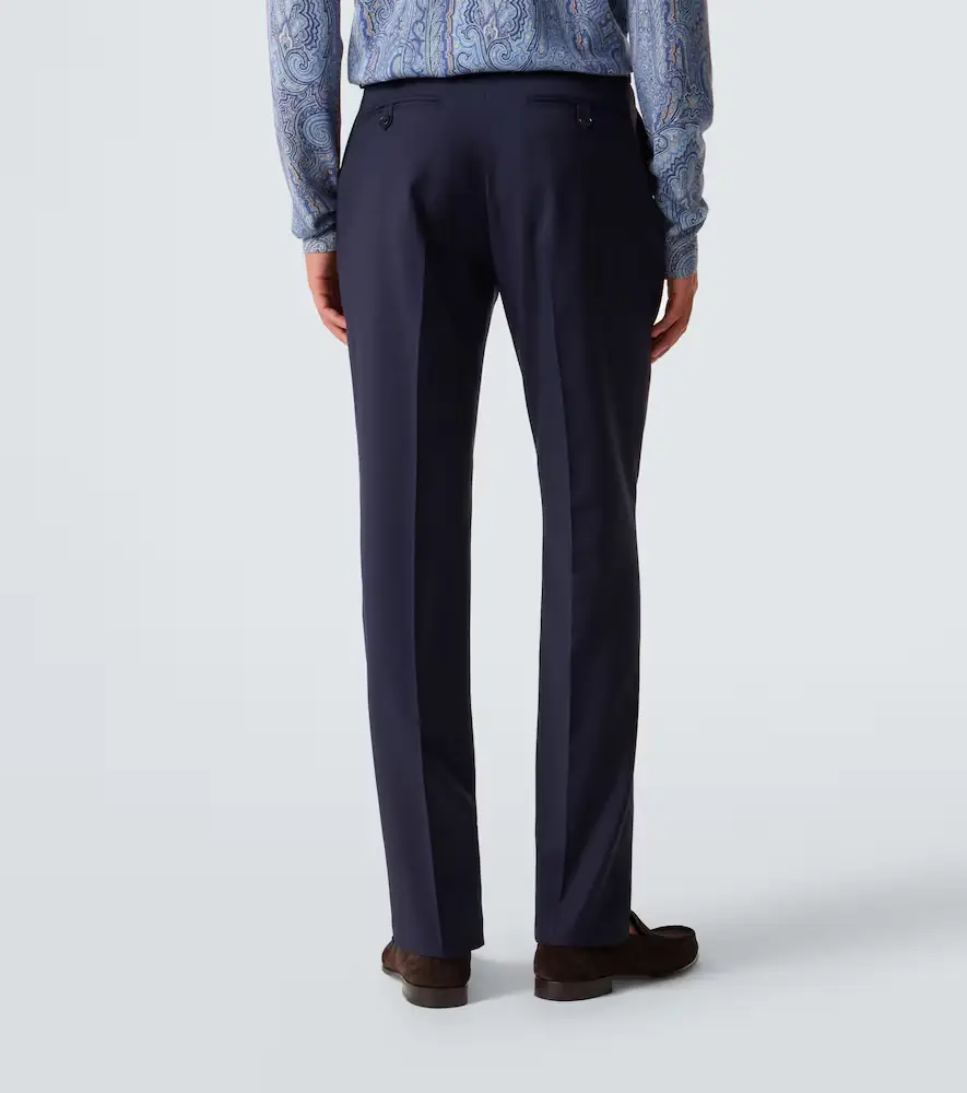 Etro Wool slim pants | Thumbnail 4 Etro Wool slim pants | Thumbnail 4
