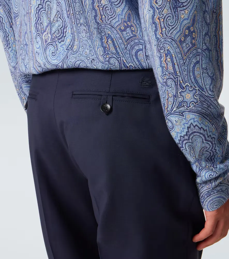 Etro Wool slim pants | Thumbnail 5 Etro Wool slim pants | Thumbnail 5