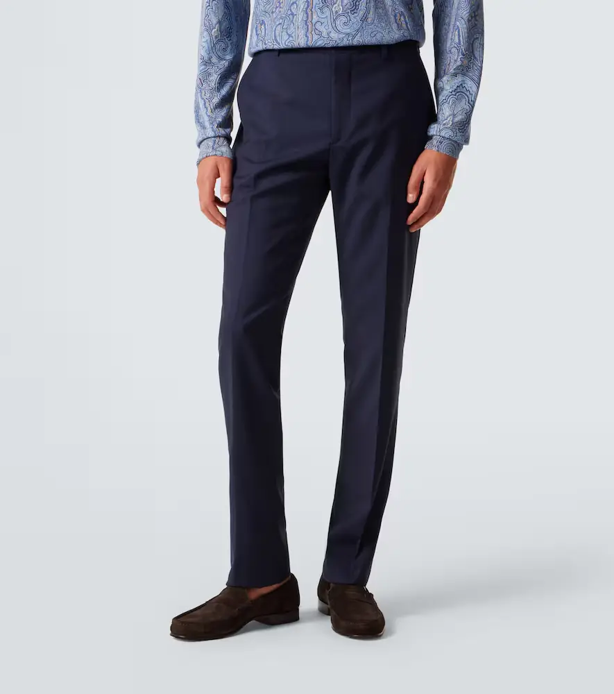 Etro Wool slim pants | Thumbnail 6 Etro Wool slim pants | Thumbnail 6