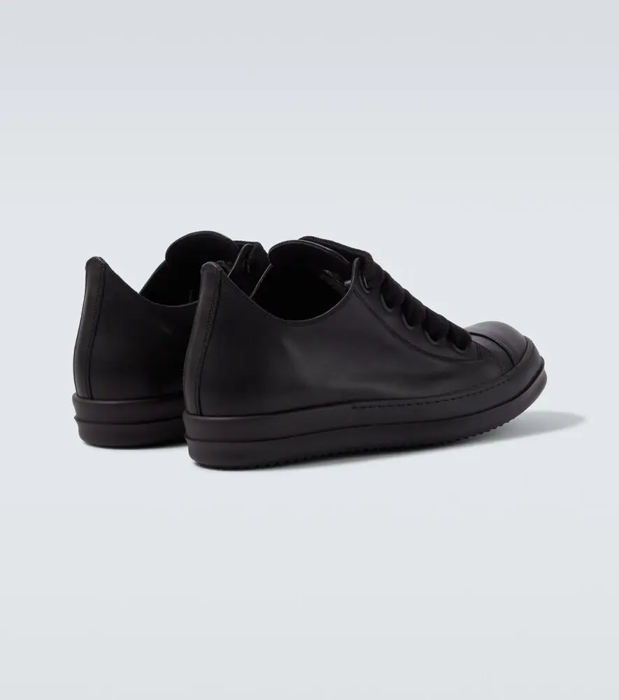 Rick Owens Jumbolace leather low-top sneakers | Thumbnail 3